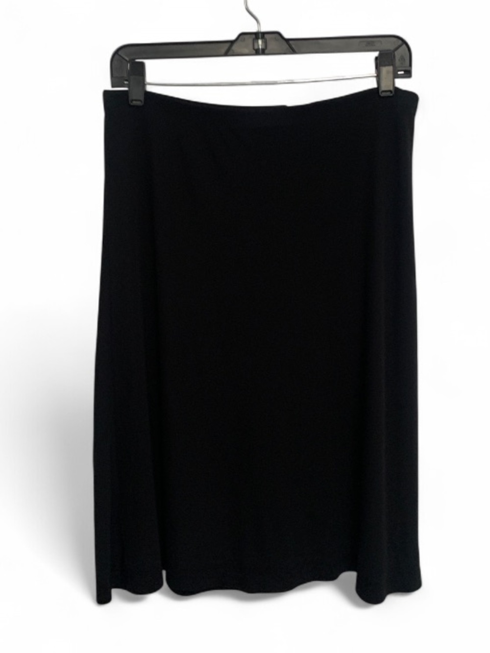 Y2K Liz Claiborne Classic Black A-Line Mid Calf Length Skirt